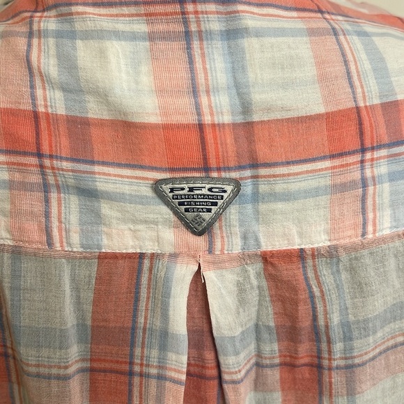 Columbia PFG Women's Plaid Long Sleeve 100% Cotton Button Down Shirt, Sz. S. - Picture 10 of 15